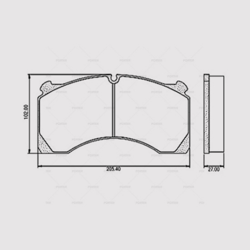 MERITOR 29124 FREN BALATASI