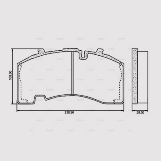 BPW 29171 BRAKE PAD