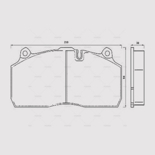 SAF 29195 BRAKE PADS