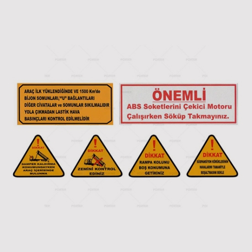 TRAILER WARNING LABELS