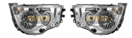 HEADLIGHT MERCEDES AROCS